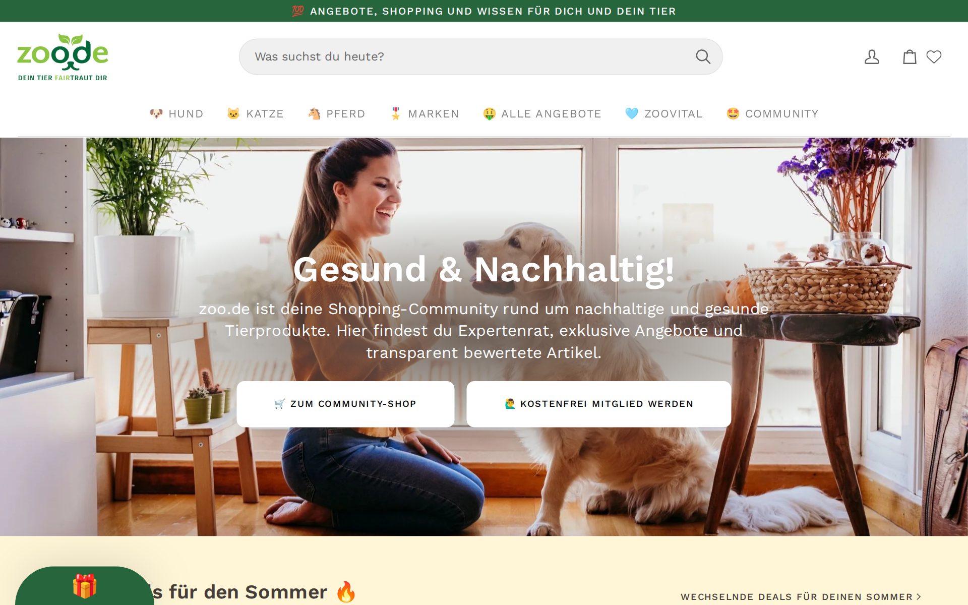 zoo.de storefront